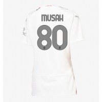 AC Milan Yunus Musah #80 Bortedrakt Dame 2023-24 Kortermet